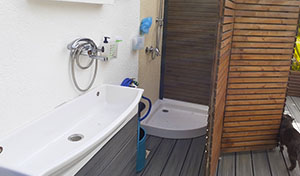 la douche extérieure